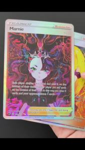 M&G |  English Charizard ex Poncho Pikachu DIY Holographic Foil Texture Card Perfect Condition Premium Anime Collection Card