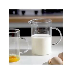 CA THỦY TINH CÓ VẠCH CHIA ĐỊNH LƯỢNG KÈM NẮP GỖ TRE CAO CẤP | CA ĐONG THỦY TINH ĐỊNH LƯỢNG KÈM NẮP GỖ TRE DECOR BAUHO