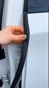 🚗 Car B Pillar Rubber Seal Strip 2M 隔音防尘防撞密封条2米 Getah Pintu Kereta Universal Soundproof 2M🚗