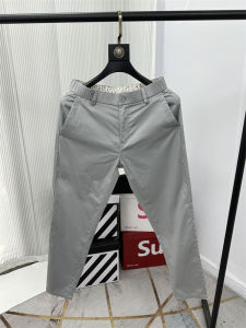 Quần Dài Ống Đứng Mỏng Mùa Hè Bằng Cotton Nguyên Chất Và Lanh Nguyên Chất Cho Nam Quần Dài Thường Ngày Thời Trang Thành Phố