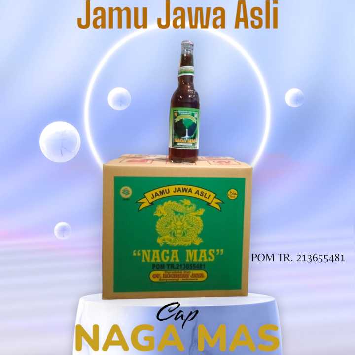 JAMU JAWA ASLI cap Naga Mas 600 mL Bukan oplosan Original