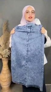 Zan Distro - Highwaist Rok Jeans Rok Jeans Skirt Theana