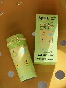 ถ้วยดื่มน้ำแบบมีฝาปิดความจุขนาดใหญ่สำหรับผู้หญิง ดีไซน์เก๋ไก๋ ดื่มได้สองทาง ใช้ในรถยนต์ ถ้วยดื่มแบบมีตะแกรง