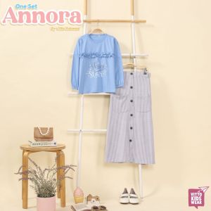 Setelan Anak Perempuan Set Rok Anak Perempuan Kekinian Vitto Kidswear Setelan Baju Anak Model Korea