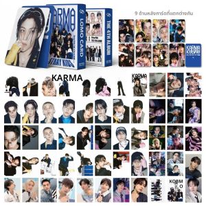 การ์ดเล็ก Stray Kids 55 ชิ้น/ชุด อัลบั้ม KARMA การ์ดเล็ก SKZOO สินค้า KPOP ของสะสม LOMO การ์ดเล็ก ของขวัญ