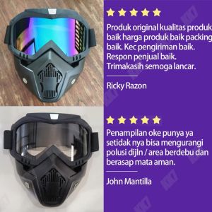 Kacamata Goggles Mask Motor Paintball Mask Biker Tactical