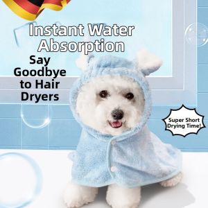 TINGSIMENG | Super Absorbent Fast Drying Pet Bathrobe