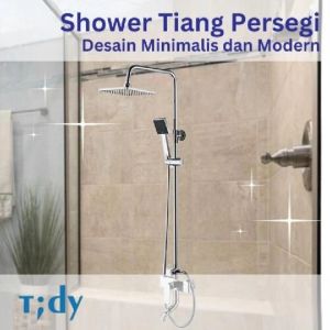 Tidy Shower Tiang Kolom Persegi CC-8015 (Set)