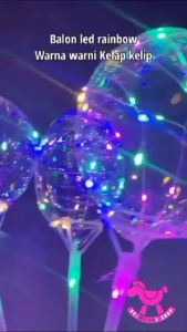 Balon LED Rainbow/Balon PVC LED/Balon transparan LEDD