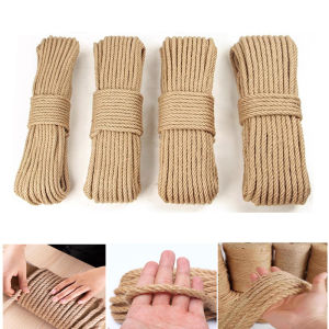 Natural Jute Rope String Ribbon Crafts DIY Vintage Jute Cord Twine Thread Sewing Party Wedding Christmas Home Decortion