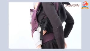 CUDDLEME Lite Carrier Gendongan Bayi SSC Gendongan Bayi M Shape ergonomis depan Praktis & Instan