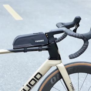 TOSUOD Bicycle Top Tube Bag Waterproof Portable Bag Front Frame Bag for MTB and Road Bike Riding Accessories