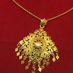 เครื่องประดับชุดไทยโบราณ สีทอง สร้อยคอจี้ต่างหู สร้อยสังวาล ใช้ในงานพิธีสำคัญต่างๆ ใส่ดูดีมีเสน่ห์มากขึ้น งานสวยพร้อมส่ง