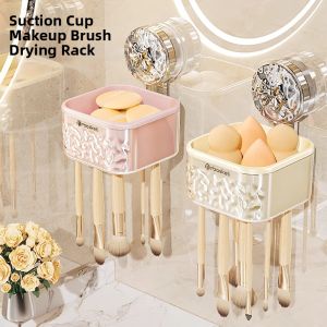TINGSIMENG | Silicone Makeup Brush Cleaner and Drying Tool Wall Mount