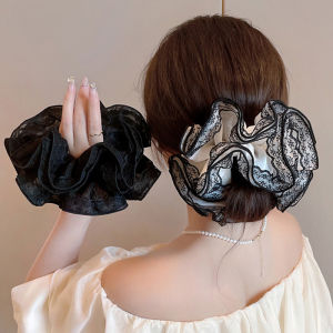 Extra Large Lace Hair Ties for Women Vintage Style Summer Fashion Sensation Fairy Tale Princess Feeling New 2025 Model