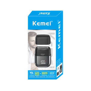 Kemei | Kemei Waterproof Foil Shaver Electric Razor for Mens Face Compact Travel Shavers Close Shave Trimmer USB-C Rechargeable Gifts