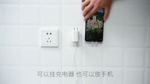 Plug Holder Wall Mounts Hanger Transparent Clear Power Plug Hook USB Cable Socket Adaptor Holder Home Office Kitchen Bathroom Adhesive Holder Organizers