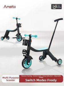 AMEITO | Multipurpose Transformable Kids Balance Bike