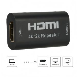 4K 2K HDMI Repeater Extender Signal Booster Adapter 4.95Gbps HDMI Connector HDMI Compatible Extender for HDTV Projector Monitor