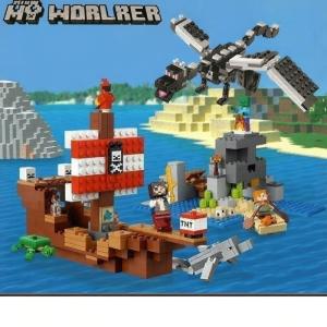 Pirate Ship Adventure Building Blocks Set