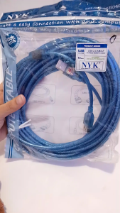 abel Perpanjang NYK USB 2.0 Extension Male to Female 10m 480 Mbps