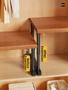 Adjustable Shelf For Closet Kitchen Cabinets Storage