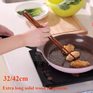 32cm 42cm Long Iron Wood Solid wood ChopsticksExtended Wood Chopsticks Rice Noodles Hot Pot Long ChopsticksKitchen Tools