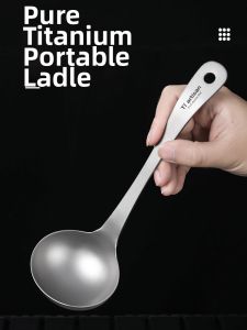 Tiartisan | Pure Titanium Large Soup Spoon Portable Outdoor