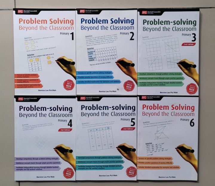 Singapore Problem Solving Beyond the Classroom Primary 1-6 6 Books | Lazada