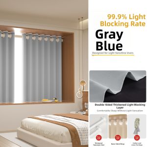 SHULIAN | Sunscreen Blackout Curtains Easy Installation 2025 New Model