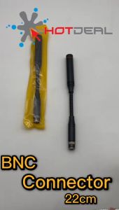 144/430MHz BNC Connector Tactical Antenna for BAOFENG UV-5R UV-82 UV-S9 UV-13 Pro BF-888S Walkie Talkie (22 cm)