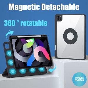 Xiaomi Pad 6 XUNDD 360 Rotating Magnetic Detachable Case with Pen Holder (Black) MiPad 6 Mi Pad 6