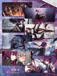 Kafka Large Size Computer Mouse Pad Anime Game Surroundings Break Dawn Star Rail Rubber Material Gaming Accessories