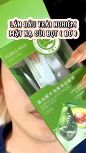 Trợ giá Mặt Nạ Thải Độc Trắng Da Ngăn Ngừa Dầu Nhờn Mụn Đầu Đen Se Khít Lỗ Chân Lông (Hộp 10 Gói)