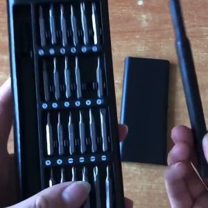 VOKTTA  ไขควง24 In 1พรีซิชั่ไขควงชุดแบบพกพาน้ำหนักเบาไขควงชุดแม่เหล็กไขควงบิต Hex บิตจับซ่อมโทรศัพท์มือถือไขควงชุดเครื่องมือ