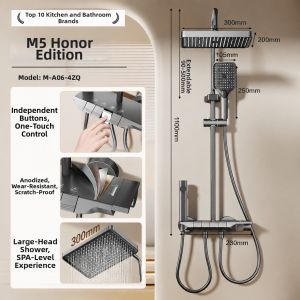 JIAYUN | Pressure Increasing Thermostatic Shower Set
