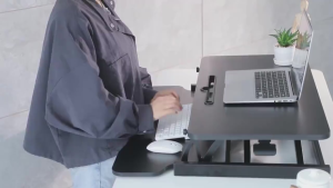 ✅SG Ready Stocks✅ Ergonomic Standing Desk Converter Height Adjustable Table Laptop Stand Computer Table