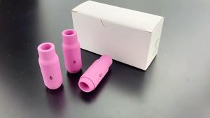 10PCS Welding Tig Ceramic Cup Pink Alumina Nozzle WP-17/18/26 universal welding gun accessories