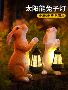 Đèn Sân Vườn Năng Lượng Mặt Trời Hình Thỏ Sáng Tạo Đèn Trang Trí Ngoài Trời Đèn Trang Trí Ban Công Đèn Đêm Đèn Trang Trí Sân Vườn