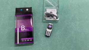 BM10 Mini Phone Super Small Cellphone Wireless Dialer 0.66inch Screen 350mAh Battery SMS Dual SIM Card Telephone