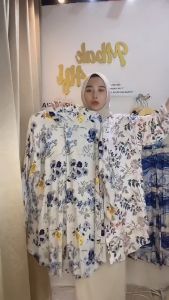 Erika Kemeja Oversize Jumbo Rayon Motif Viral 2025