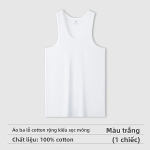 Áo ba lỗ nam MiiOW Catman bằng cotton dáng rộng thể thao