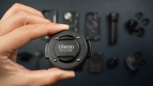 Ulanzi O-LOCK Quick Release To Universal 1/4" Screw Hole with 360 Degree Rotation Adjustment and Aluminum Alloy Material for Tripod Magic Arm and Smartphones | 3083
