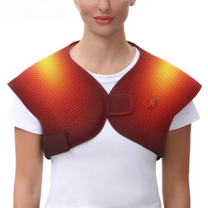 Electric Heating Shoulder Brace Vest 3 Gear Functions Shoulder Back Muscle Relaxation Winter Home Office Helpful for Sleep