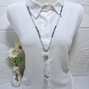 Kalung Mutiara Etnik Fashion Aksesoris Hijab