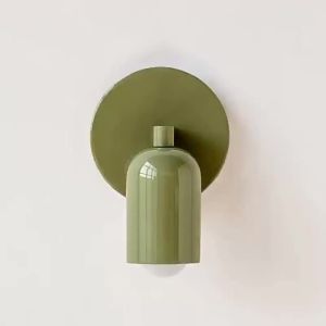 Modern Wall Light E27 Metal Colorful Wall Lamp Bedroom Living Room Bathroom Wall Sconce Minimalist Indoor Home Lighting