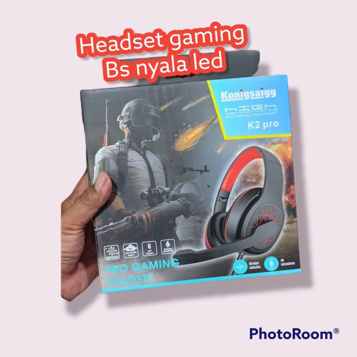 original headset gaming hp rgb led Gaming Earphone with Mic PC