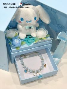 Tide color | Cinnamoroll Collaboration Cats Eye Stone Bracelet Girls Birthday Gift