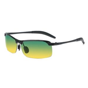 Mens and Womens Night Driving Lenses Anti Glare Sunglasses Fishing and Anti UV High-definition Sunglasses for Driving
