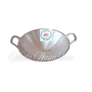 wajan kuali alumunium tersedia 5 ukuran bahan tebal anti pecah